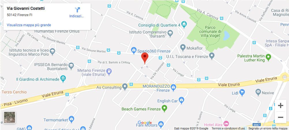 Vai alla mappa su Google